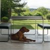 Bellevie table and bench (avec chien)