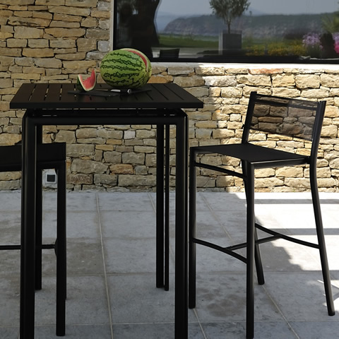 High stools and seats