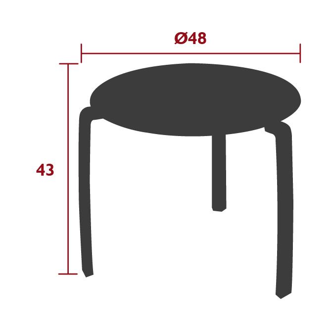 Alizé side table dimensions Alizé side table dimensions
