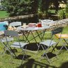 Bagatelle and Coeur chairs, Floreal table in Storm Grey