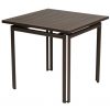 Costa table 80 × 80 in Russet