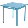 Costa table 80 × 80 in Turquoise