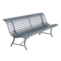 Louisiane bench 200 cm in Storm Grey