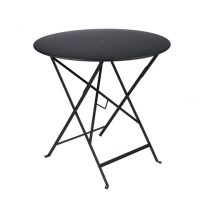 Bistro table 77 cm diameter in Liquorice