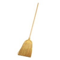 Rice straw broom