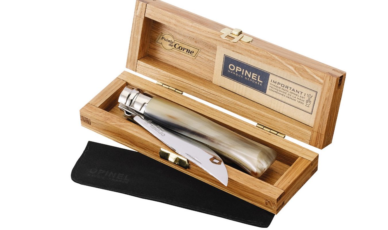 No. 08 horn handled knife from Opinel