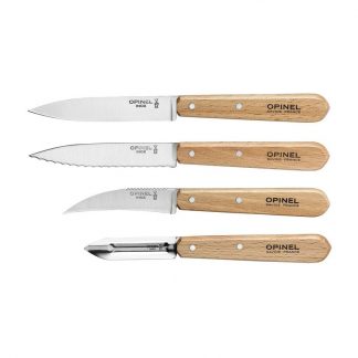 Opinel Essentials kitchen knife set - Natural