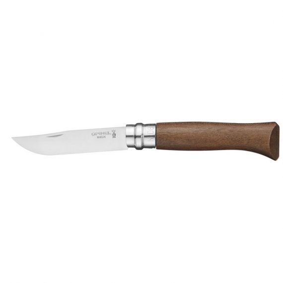 Opinel No. 8 knife in walnut wood