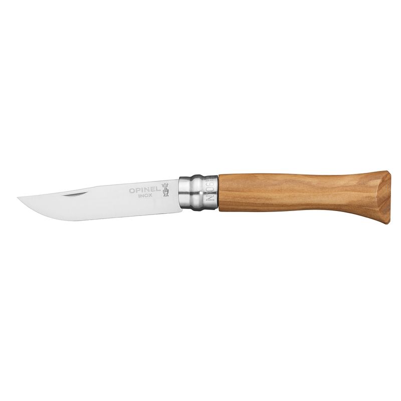 Opinel No. 06 knife in olive wood