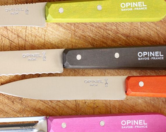 Opinel Kitchen Essentials knife set in Fifties