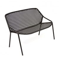 Croisette bench in Liquorice