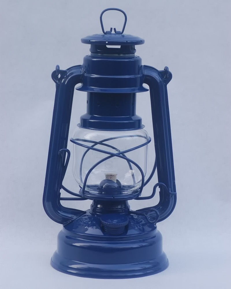 Feuerhand lantern in Cobalt Blue
