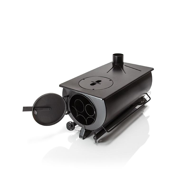 All of the chimney sections pack away inside the Loki stove to make it really portable All of the chimney sections pack away inside the Loki stove to make it really portable