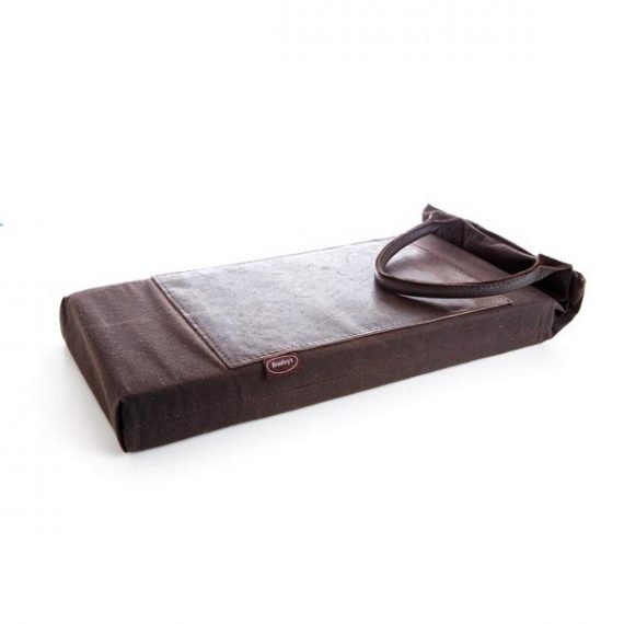 Heritage waxed cotton and leather kneeler