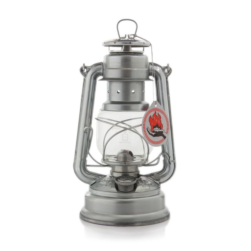 Feuerhand lantern in galvanised zinc