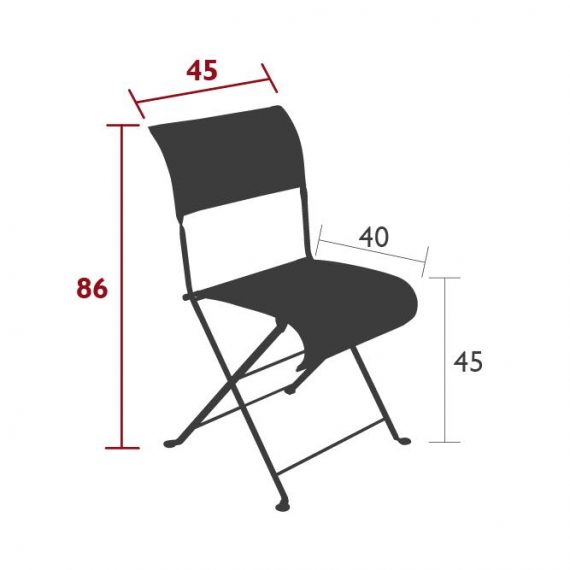 Dune Premium chair dimensions