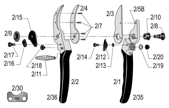 Felco 2 secateurs