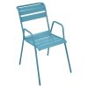 Monceau armchair in Turquoise Blue
