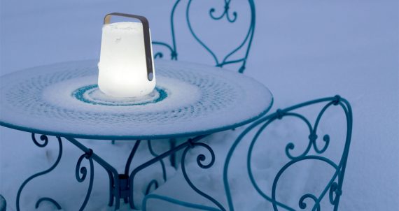 Balad LED lamp 25 cm, 1900 table, 1900 armchairs