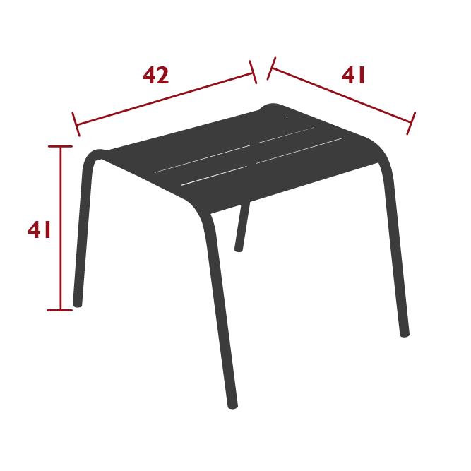 Monceau footrest dimensions