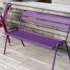 Monceau bench in Aubergine