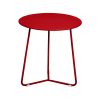 Cocotte footstool occasional table in Poppy