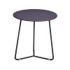 Cocotte footstool occasional table in Plum
