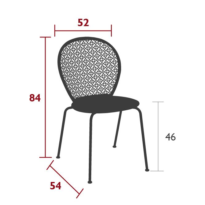 Lorette chair dimensions Lorette chair dimensions