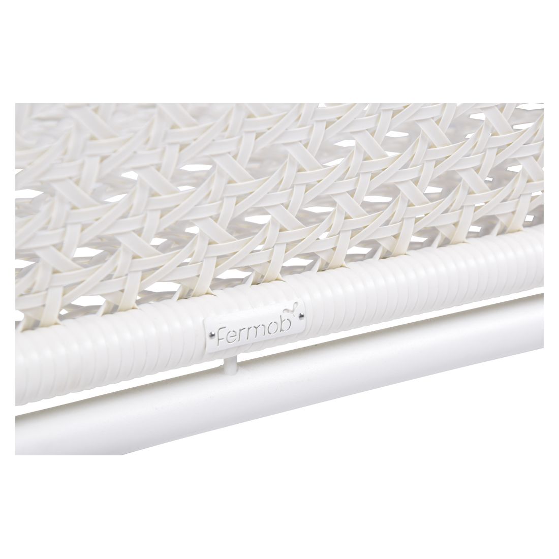 Croisette bench XL in Cotton White