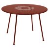 Lorette round table 110 cm in Ochre Red