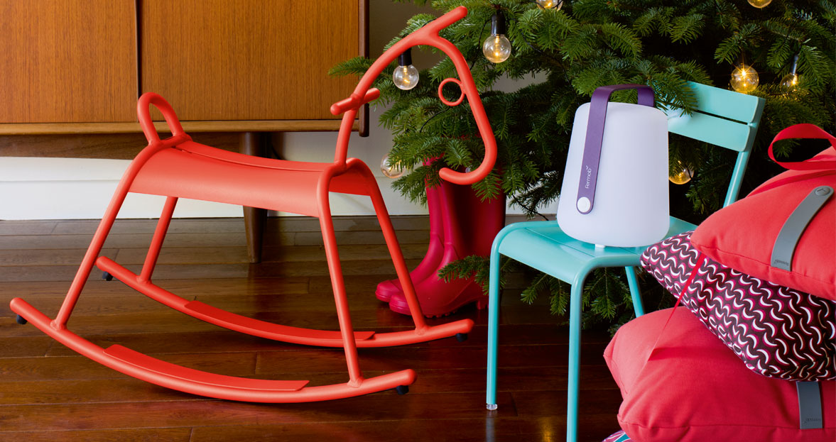 Adada rocking horse; Luxembourg Kid chair