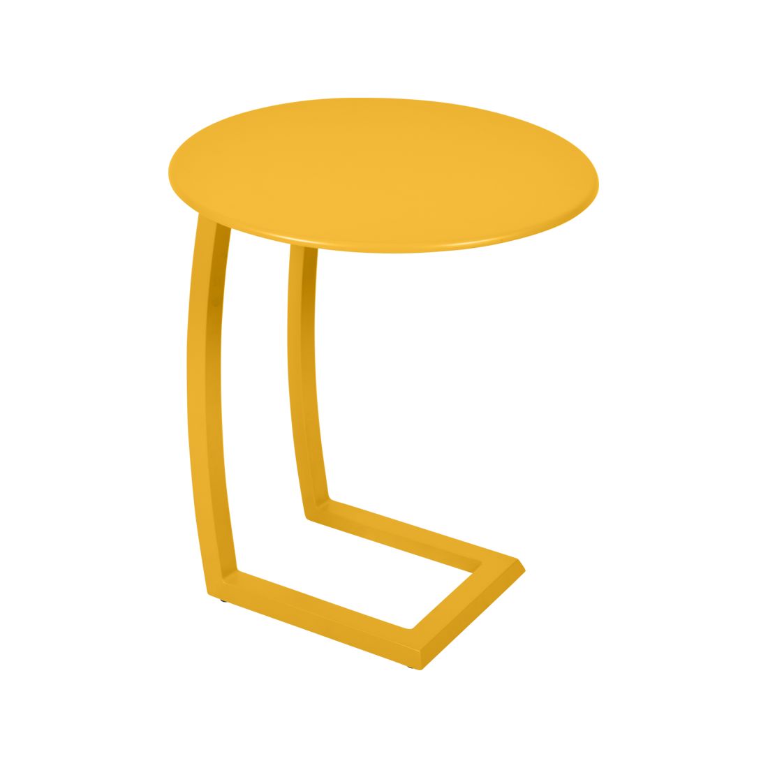 Alizé offset side table in Honey