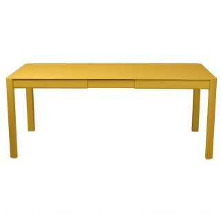 Ribambelle extending table with one extension in Honey