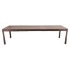 Ribambelle extending table with three extensions in Russet