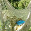 Woven cotton hanging chair
