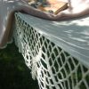 Fringed cotton hammock