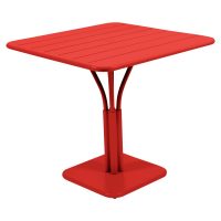 Luxembourg pedestal table in Capucine