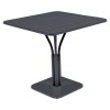 Luxembourg pedestal table in Anthracite