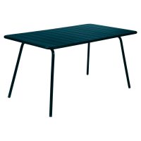 Luxembourg small rectangular table (143 cm x 80 cm) in Acapulco Blue