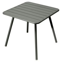 Luxembourg square table with four legs in Rosemary