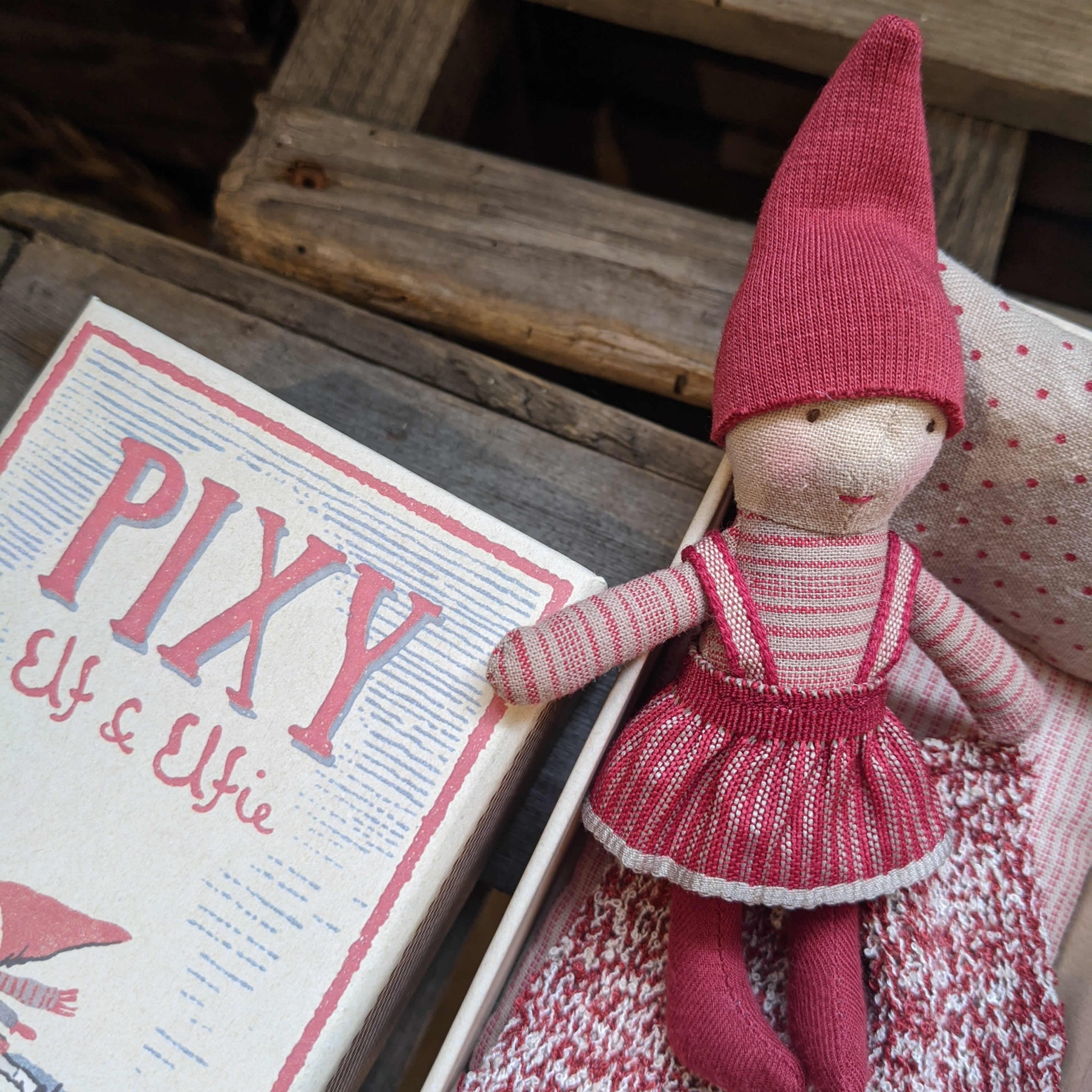 Pixy elfie girl in box
