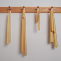 Hand-dipped beeswax candles