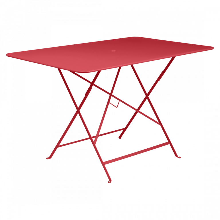 Bistro rectangular table, 117 cm by 77 cm in Poppy