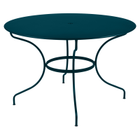 Opéra+ round table, 117 cm diameter in Acapulco Blue
