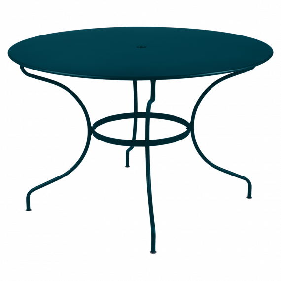 Opéra+ round table, 117 cm diameter in Acapulco Blue