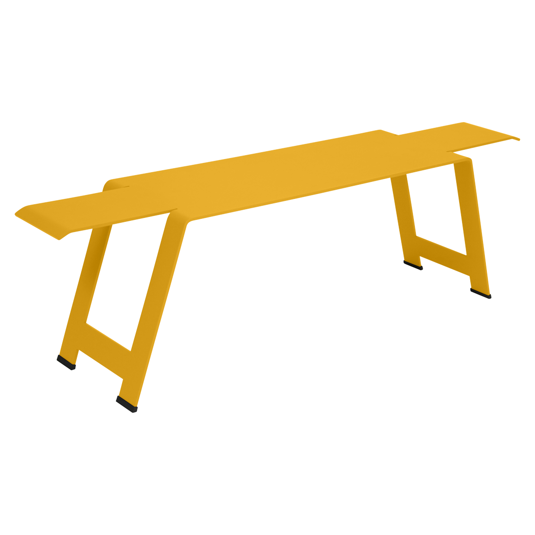 Origami bench in Honey Origami bench in Honey