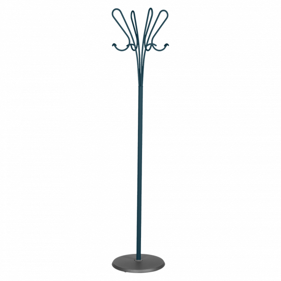 Accroche Coeurs coat and hat stand in Acapulco Blue