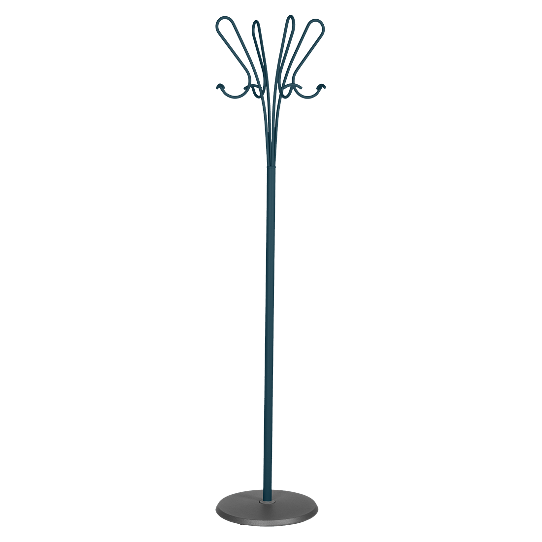 Accroche Coeurs coat and hat stand in Acapulco Blue