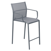 Cadiz high armchair in Storm Grey (26 ST) OTF