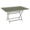 Caractère rectangular table 128 cm × 90 cm in Cactus